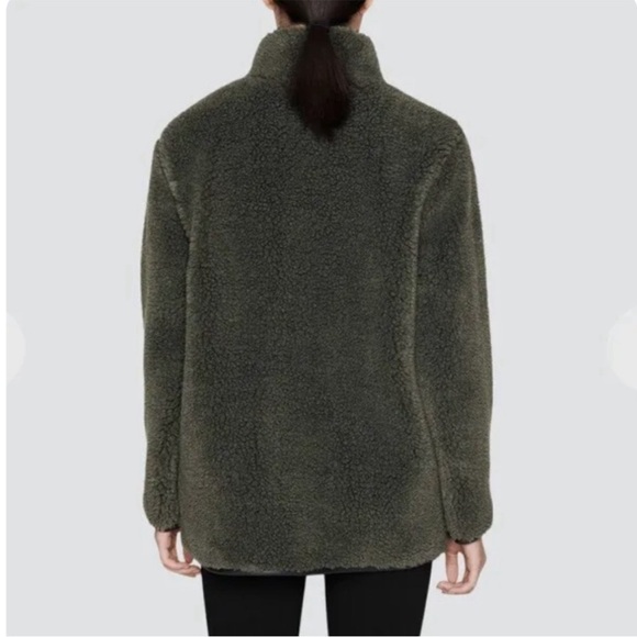 Anine bing Ryder faux fur jacket green - Picture 2 of 10